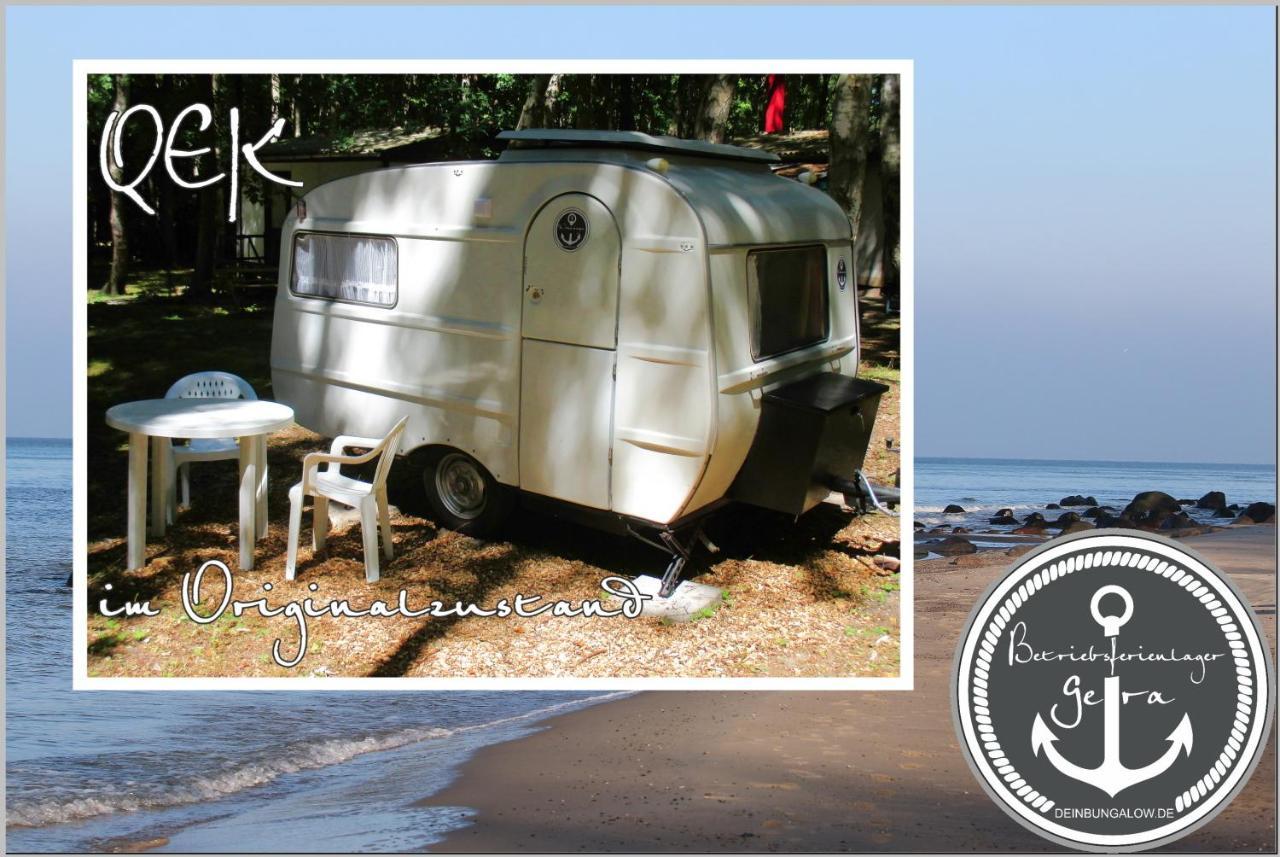 Ddr Wohnwagen Qek Direkt Am Strand Dranske Extérieur photo