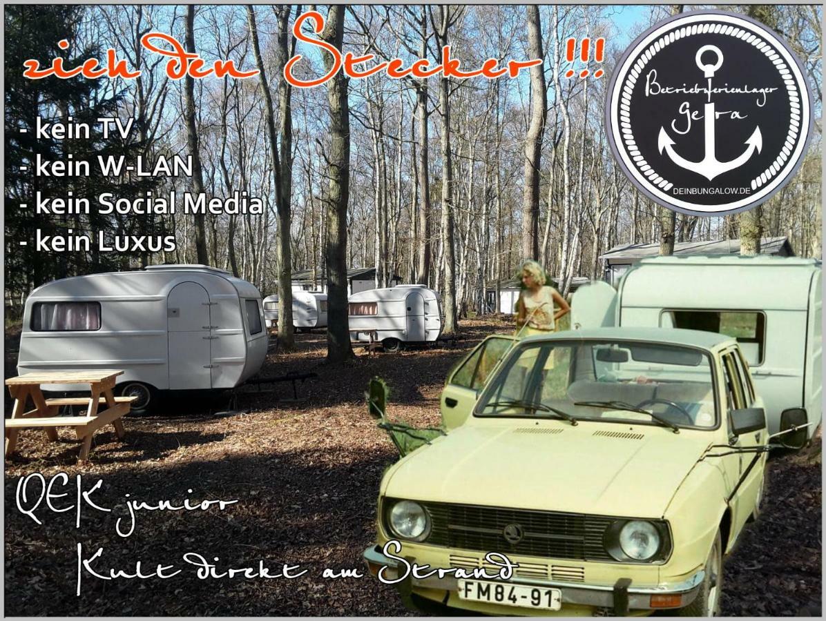 Ddr Wohnwagen Qek Direkt Am Strand Dranske Extérieur photo